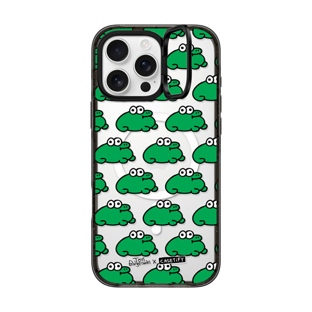 Jon Burgerman x CASETiFY iPhone 16 Pro Max Case Animal,Cartoon Black インパクトリングスタンドケース MagSafe対応 Froggies Father's Day Jon Burgerman x CASETiFY iPhone 16 Pro Max Case Animal,Cartoon Black インパクトリングスタンドケース MagSafe対応 Froggies Father's Day
