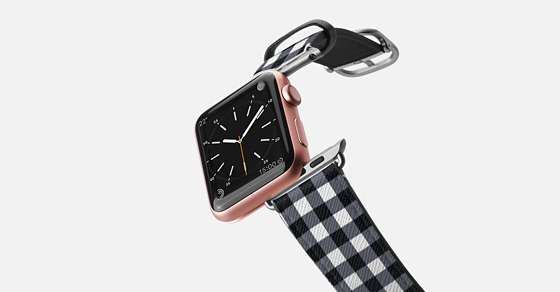 gingham apple watch band