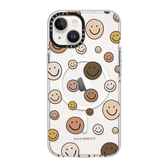 Callie Danielle x CASETiFY iPhone 14 ケース クリア クリア ケース MagSafe対応 Smileys