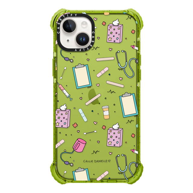 Callie Danielle x CASETiFY iPhone 14 Plus Case Kiwi ウルトラインパクトケース Love For Healthcare Callie Danielle x CASETiFY iPhone 14 Plus Case Kiwi ウルトラインパクトケース Love For Healthcare