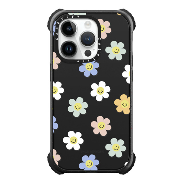 Callie Danielle x CASETiFY iPhone 14 Pro Case Matte Black ウルトラ インパクトケース MagSafe 対応 Happy Daisies Callie Danielle x CASETiFY iPhone 14 Pro Case Matte Black ウルトラ インパクトケース MagSafe 対応 Happy Daisies