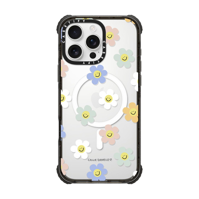 Callie Danielle x CASETiFY iPhone 16 Pro Max ケース Floral,Pattern ブラック ウルトラ インパクトケース MagSafe 対応 Happy Daisies Father's Day Callie Danielle x CASETiFY iPhone 16 Pro Max ケース Floral,Pattern ブラック ウルトラ インパクトケース MagSafe 対応 Happy Daisies Father's Day