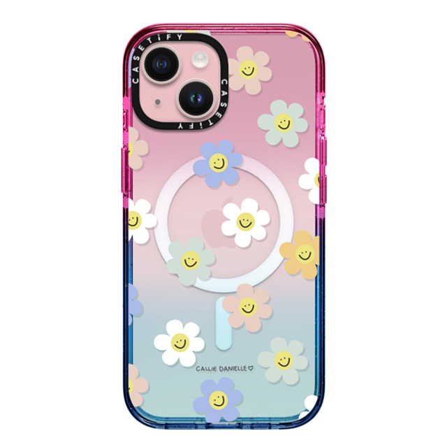 Callie Danielle x CASETiFY iPhone 15 Case Floral,Pattern Cotton Candy Impact Case MagSafe Compatible Happy Daisies Back to School Callie Danielle x CASETiFY iPhone 15 Case Floral,Pattern Cotton Candy Impact Case MagSafe Compatible Happy Daisies Back to School