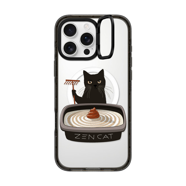Iconeo x CASETiFY iPhone 16 Pro Max Case Cat,Animal Black インパクトリングスタンドケース MagSafe対応 The Zen Cat Father's Day Iconeo x CASETiFY iPhone 16 Pro Max Case Cat,Animal Black インパクトリングスタンドケース MagSafe対応 The Zen Cat Father's Day