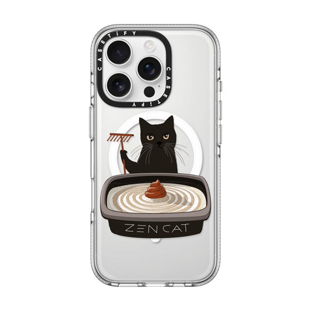 Iconeo x CASETiFY iPhone 16 Pro Case Cat,Animal Clear Clear Case MagSafe Compatible The Zen Cat Father's Day Iconeo x CASETiFY iPhone 16 Pro Case Cat,Animal Clear Clear Case MagSafe Compatible The Zen Cat Father's Day