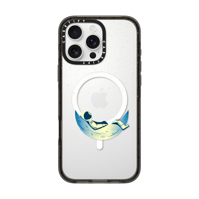 Iconeo x CASETiFY iPhone 16 Pro Max ケース Space,Surrealism ブラック インパクトケース MagSafe対応 Astronaut in Moon Hammock Father's Day Iconeo x CASETiFY iPhone 16 Pro Max ケース Space,Surrealism ブラック インパクトケース MagSafe対応 Astronaut in Moon Hammock Father's Day