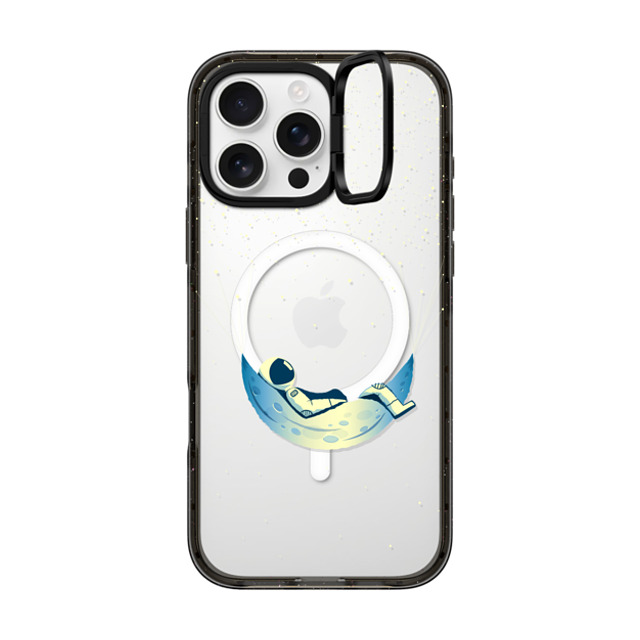 Iconeo x CASETiFY iPhone 16 Pro Max ケース Space,Surrealism ブラック インパクトリングスタンドケース MagSafe対応 Astronaut in Moon Hammock Father's Day Iconeo x CASETiFY iPhone 16 Pro Max ケース Space,Surrealism ブラック インパクトリングスタンドケース MagSafe対応 Astronaut in Moon Hammock Father's Day
