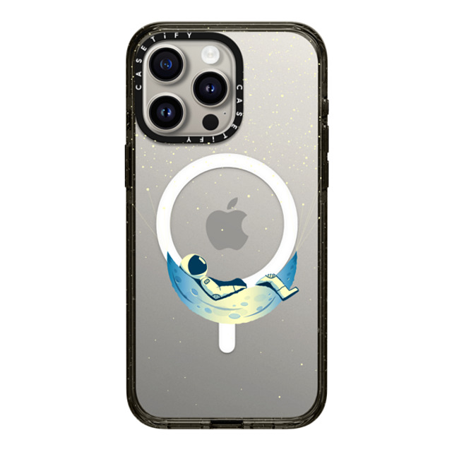 Iconeo x CASETiFY iPhone 15 Pro Max ケース Space,Surrealism ブラック インパクトケース MagSafe対応 Astronaut in Moon Hammock Father's Day Iconeo x CASETiFY iPhone 15 Pro Max ケース Space,Surrealism ブラック インパクトケース MagSafe対応 Astronaut in Moon Hammock Father's Day