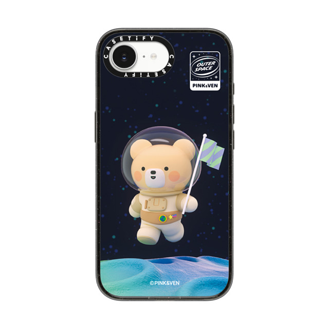 Pink & Ven x CASETiFY iPhone 16e Case Space,Cartoon Black Impact Case MagSafe Compatible SPACE VEN Back to School Pink & Ven x CASETiFY iPhone 16e Case Space,Cartoon Black Impact Case MagSafe Compatible SPACE VEN Back to School