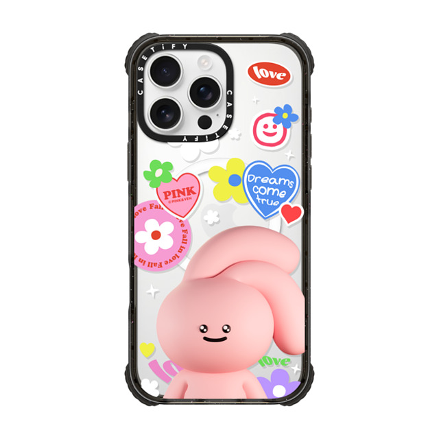 Pink & Ven x CASETiFY iPhone 16 Pro Max Case Bunny,Animal Black ウルトラ インパクトケース MagSafe 対応 LOVE FANTASY Father's Day Pink & Ven x CASETiFY iPhone 16 Pro Max Case Bunny,Animal Black ウルトラ インパクトケース MagSafe 対応 LOVE FANTASY Father's Day