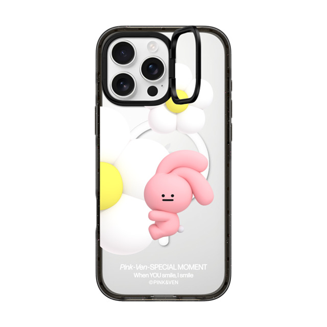 Pink & Ven x CASETiFY iPhone 16 Pro Max Case Cartoon,Couple Black インパクトリングスタンドケース MagSafe対応 PINK FLOWER Mother's Day Pink & Ven x CASETiFY iPhone 16 Pro Max Case Cartoon,Couple Black インパクトリングスタンドケース MagSafe対応 PINK FLOWER Mother's Day
