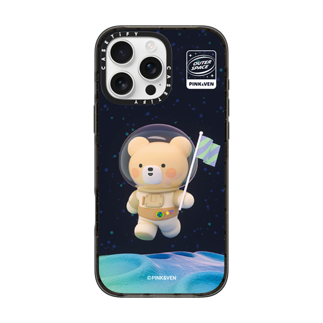 Pink & Ven x CASETiFY iPhone 16 Pro Max Case Space,Cartoon Black Impact Case SPACE VEN Mother's Day Pink & Ven x CASETiFY iPhone 16 Pro Max Case Space,Cartoon Black Impact Case SPACE VEN Mother's Day