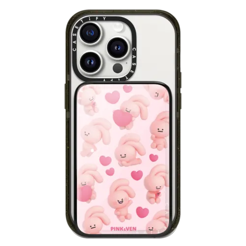 PowerThru Power Bank - PINK & HEARTS