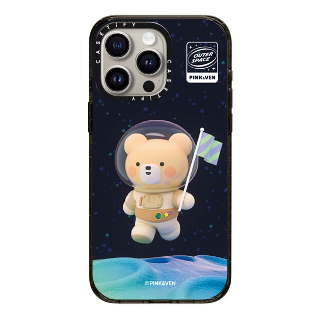 Pink & Ven x CASETiFY iPhone 15 Pro Max Case Space,Cartoon Black Impact Case MagSafe Compatible SPACE VEN Back to School Pink & Ven x CASETiFY iPhone 15 Pro Max Case Space,Cartoon Black Impact Case MagSafe Compatible SPACE VEN Back to School