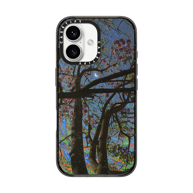 Cajucart x CASETiFY iPhone 16 Case Nature Black Impact Case Psychedelic Trippy Father's Day Cajucart x CASETiFY iPhone 16 Case Nature Black Impact Case Psychedelic Trippy Father's Day