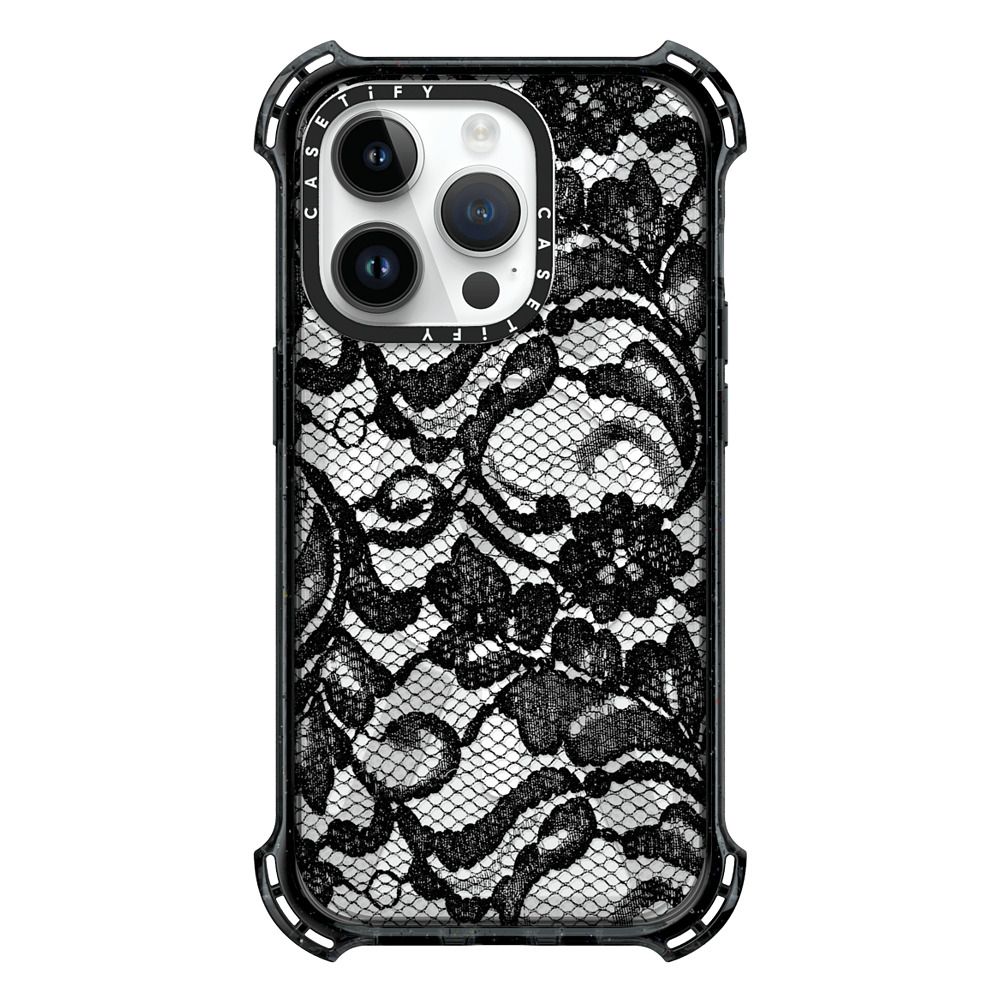 Bounce iPhone 14 Pro Case MagSafe Compatible - Black Lace