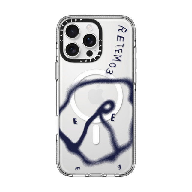 CASETiFY iPhone 16 Pro Max ケース クリア クリア ケース MagSafe対応 RETEM03 Glitch Purple Logo Case terry sun Father's Day CASETiFY iPhone 16 Pro Max ケース クリア クリア ケース MagSafe対応 RETEM03 Glitch Purple Logo Case terry sun Father's Day