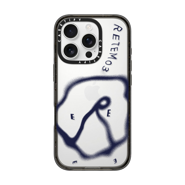 CASETiFY iPhone 16 Pro Case Black Impact Case RETEM03 Glitch Purple Logo Case terry sun Father's Day CASETiFY iPhone 16 Pro Case Black Impact Case RETEM03 Glitch Purple Logo Case terry sun Father's Day