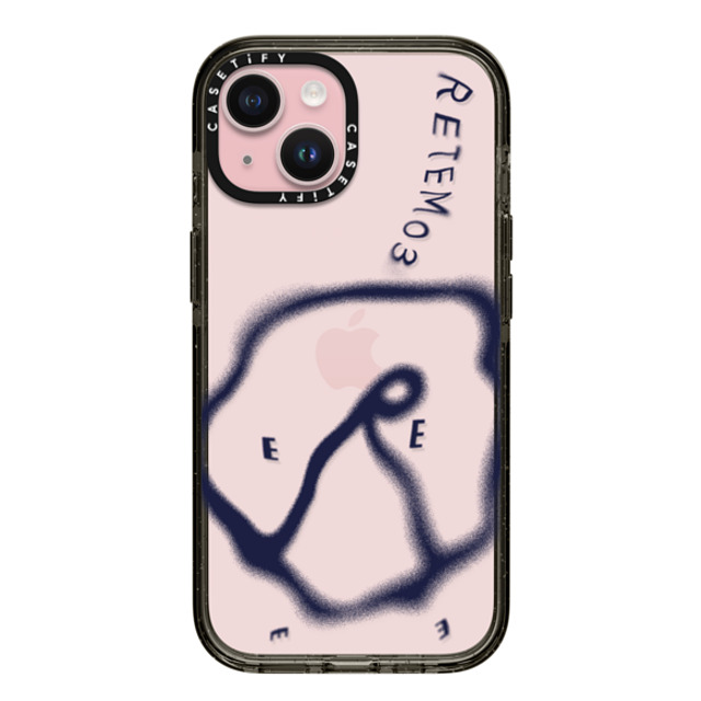 CASETiFY iPhone 15 ケース ブラック インパクトケース RETEM03 Glitch Purple Logo Case terry sun Father's Day CASETiFY iPhone 15 ケース ブラック インパクトケース RETEM03 Glitch Purple Logo Case terry sun Father's Day