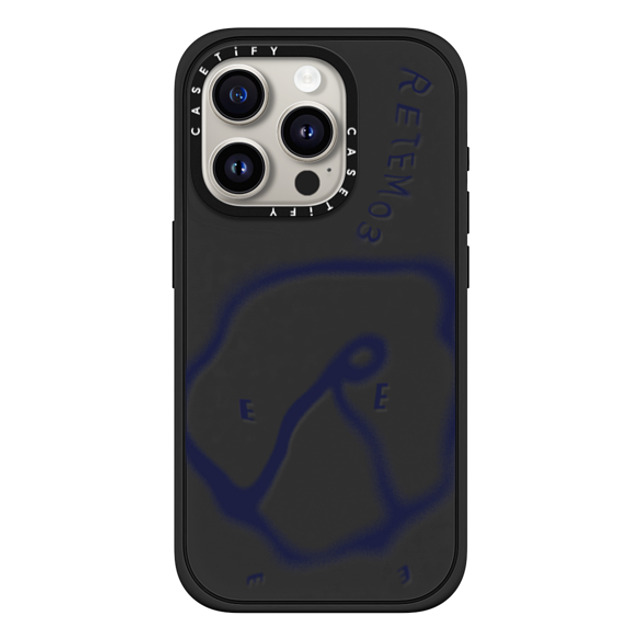 CASETiFY iPhone 15 Pro ケース マットブラック インパクトケース MagSafe対応 RETEM03 Glitch Purple Logo Case terry sun Father's Day CASETiFY iPhone 15 Pro ケース マットブラック インパクトケース MagSafe対応 RETEM03 Glitch Purple Logo Case terry sun Father's Day