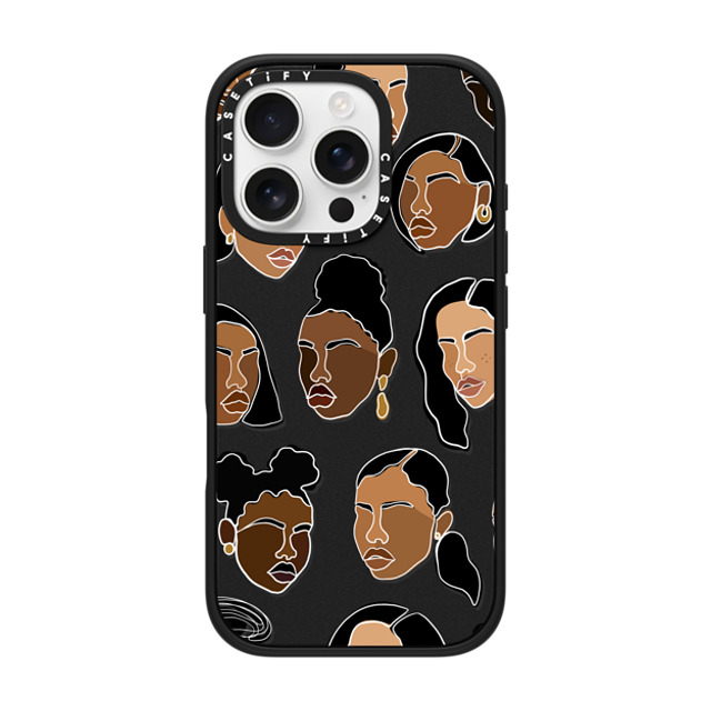 designlovefest x CASETiFY iPhone 16 Pro Case Portraiture Matte Black Impact Case MagSafe Compatible GIRLS by Bria Nicole Father's Day designlovefest x CASETiFY iPhone 16 Pro Case Portraiture Matte Black Impact Case MagSafe Compatible GIRLS by Bria Nicole Father's Day