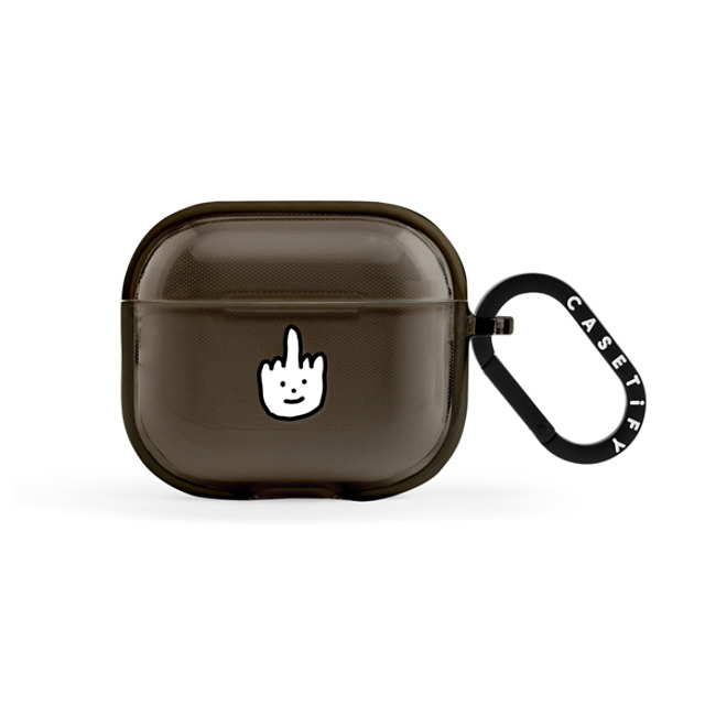 JOGUMAN x CASETiFY AirPods(第3世代) Animal,Cartoon Black インパクトケース Talk to the Hand Mother's Day JOGUMAN x CASETiFY AirPods(第3世代) Animal,Cartoon Black インパクトケース Talk to the Hand Mother's Day