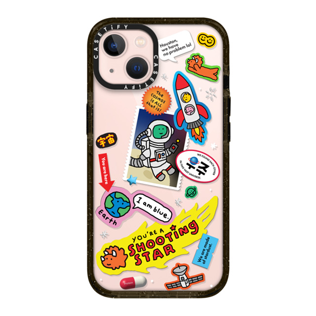 JOGUMAN x CASETiFY iPhone 13 ケース ブラック インパクトケース Joguman Studio's Galaxy