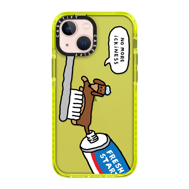 JOGUMAN x CASETiFY iPhone 13 Mini Case ネオン イエロー Impact Case Fresh start, Woody JOGUMAN x CASETiFY iPhone 13 Mini Case ネオン イエロー Impact Case Fresh start, Woody