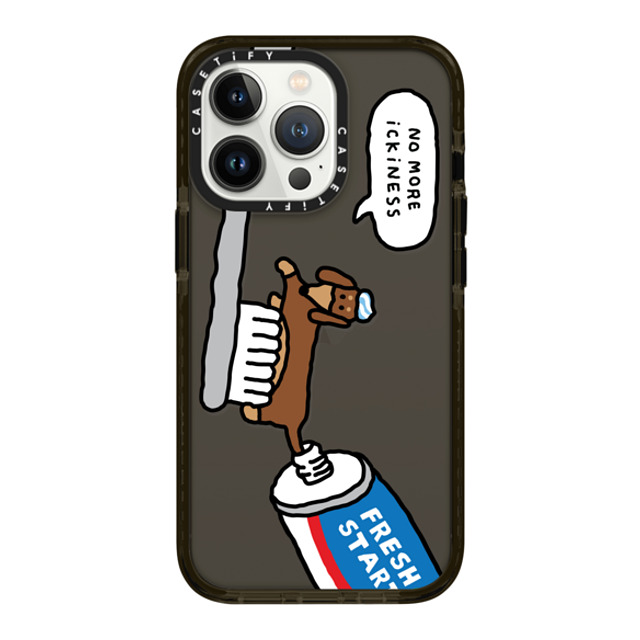 JOGUMAN x CASETiFY iPhone 13 Pro ケース ブラック インパクトケース Fresh start, Woody