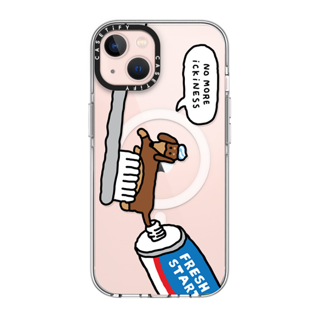 JOGUMAN x CASETiFY iPhone 13 ケース クリア クリア ケース MagSafe対応 Fresh start, Woody