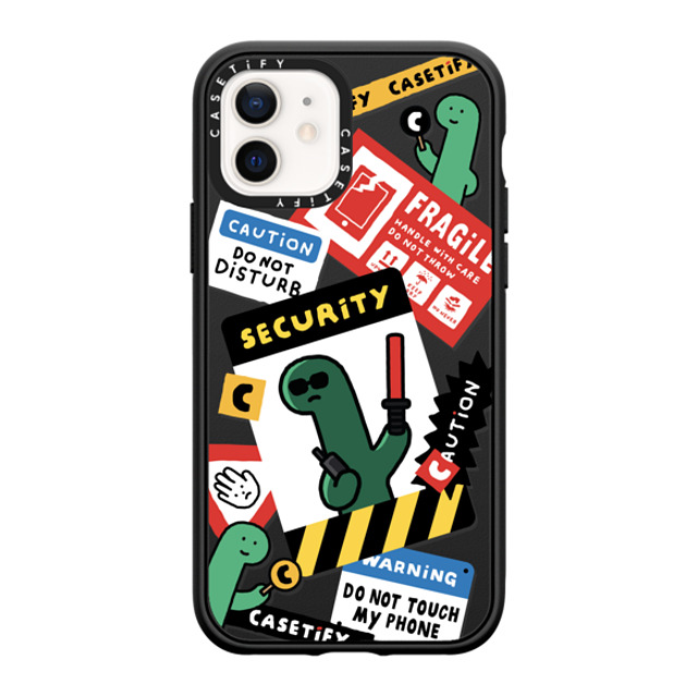 JOGUMAN x CASETiFY iPhone 12 Case Animal,Cartoon マットブラック インパクトケース Do not disturb Mother's Day JOGUMAN x CASETiFY iPhone 12 Case Animal,Cartoon マットブラック インパクトケース Do not disturb Mother's Day