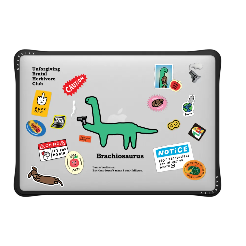 Impact MacBook Pro 13-inch (M1 / M2 / Intel)  Case - Brachiosaurus