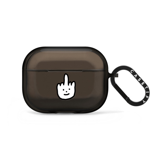 JOGUMAN x CASETiFY AirPods Pro 2 Animal,Cartoon Black インパクトケース Talk to the Hand Back to School JOGUMAN x CASETiFY AirPods Pro 2 Animal,Cartoon Black インパクトケース Talk to the Hand Back to School