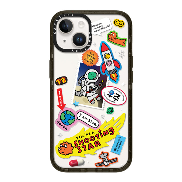 JOGUMAN x CASETiFY iPhone 14 ケース ブラック インパクトケース Joguman Studio's Galaxy