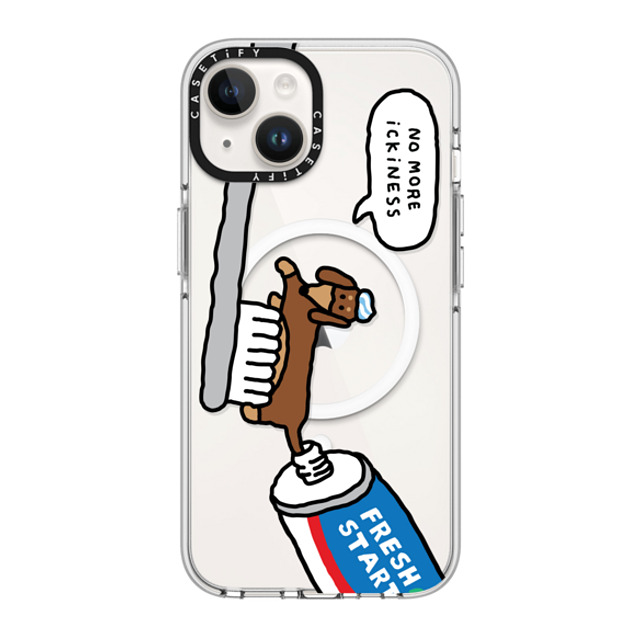 JOGUMAN x CASETiFY iPhone 14 ケース クリア クリア ケース MagSafe対応 Fresh start, Woody