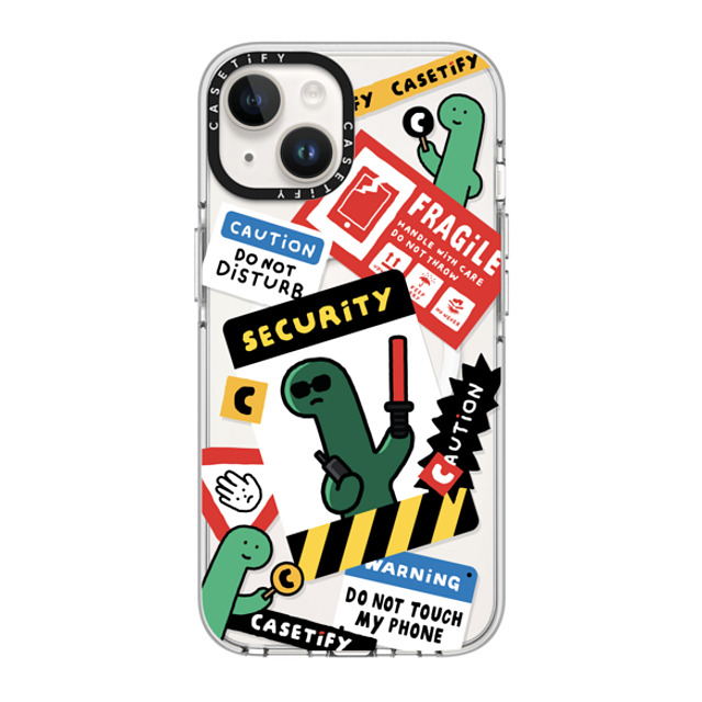 JOGUMAN x CASETiFY iPhone 14 ケース クリア クリア ケース MagSafe対応 Do not disturb