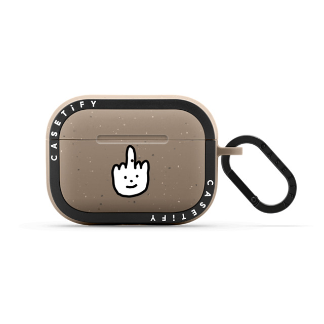 JOGUMAN x CASETiFY AirPods Pro 2 Matte Taupe バウンス ケース Talk to the Hand