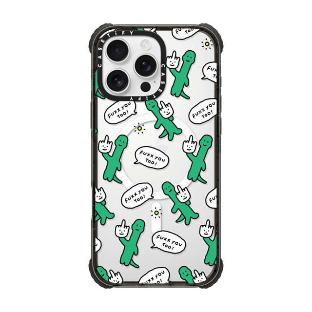 JOGUMAN x CASETiFY iPhone 16 Pro Max Case Black ウルトラ インパクトケース MagSafe 対応 Talk to the hand JOGUMAN x CASETiFY iPhone 16 Pro Max Case Black ウルトラ インパクトケース MagSafe 対応 Talk to the hand