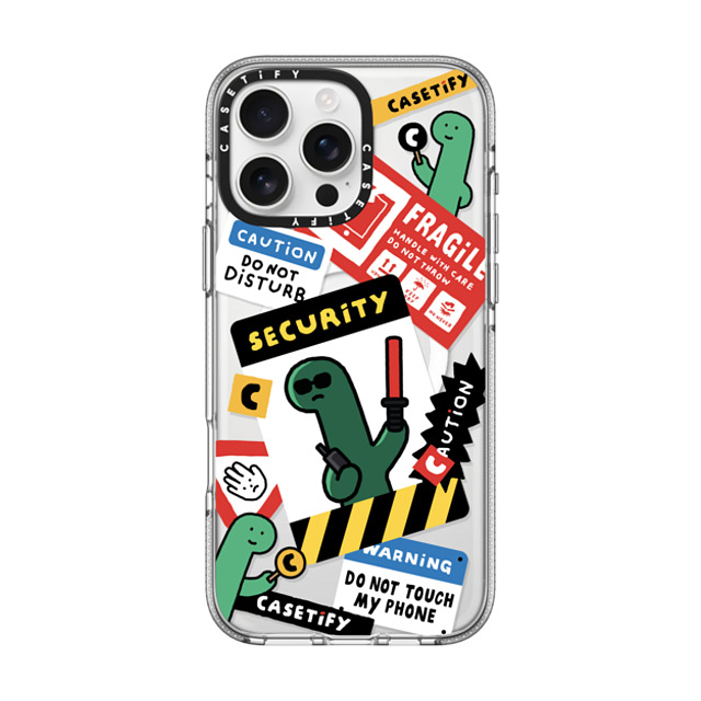 JOGUMAN x CASETiFY iPhone 16 Pro Max ケース クリア クリア ケース MagSafe対応 Do not disturb