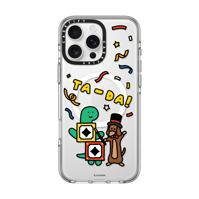 JOGUMAN x CASETiFY iPhone 16 Pro Max ケース Dinosaur,Dragon クリア クリア ケース MagSafe対応 TA-DA! Case Back to School JOGUMAN x CASETiFY iPhone 16 Pro Max ケース Dinosaur,Dragon クリア クリア ケース MagSafe対応 TA-DA! Case Back to School