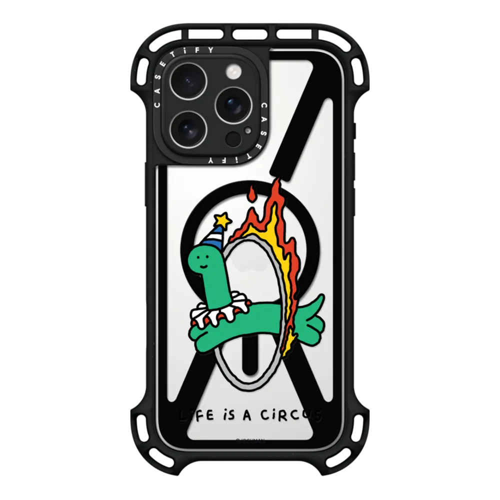 Ultra Bounce iPhone 16 Pro Max Case MagSafe Compatible - Life is a Circus Case