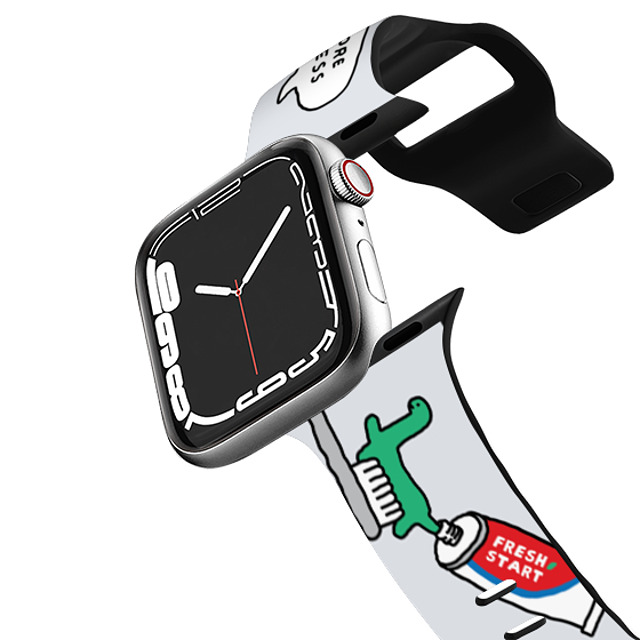 JOGUMAN x CASETiFY Apple Watch Band Series 7-9 (45mm) Animal,Cartoon ブラック インパクト バンド Fresh start, Brachio Mother's Day JOGUMAN x CASETiFY Apple Watch Band Series 7-9 (45mm) Animal,Cartoon ブラック インパクト バンド Fresh start, Brachio Mother's Day