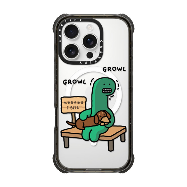 JOGUMAN x CASETiFY iPhone 16 Pro Case Black ウルトラ インパクトケース MagSafe 対応 Warning, I Bite JOGUMAN x CASETiFY iPhone 16 Pro Case Black ウルトラ インパクトケース MagSafe 対応 Warning, I Bite