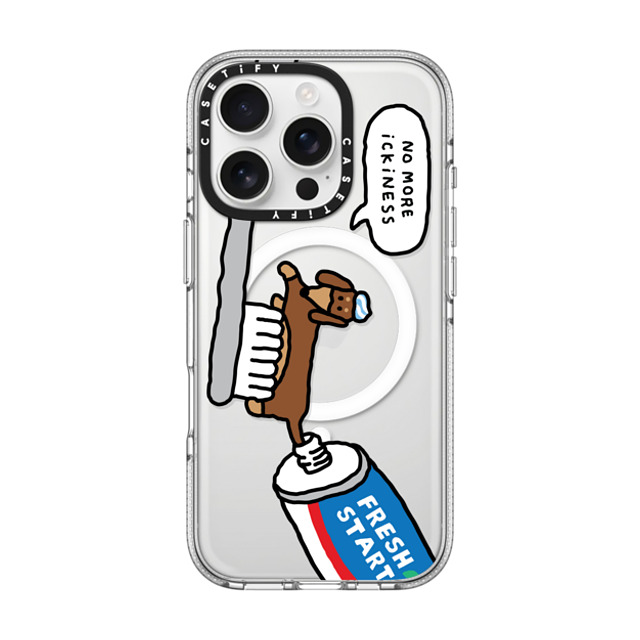 JOGUMAN x CASETiFY iPhone 16 Pro ケース クリア クリア ケース MagSafe対応 Fresh start, Woody