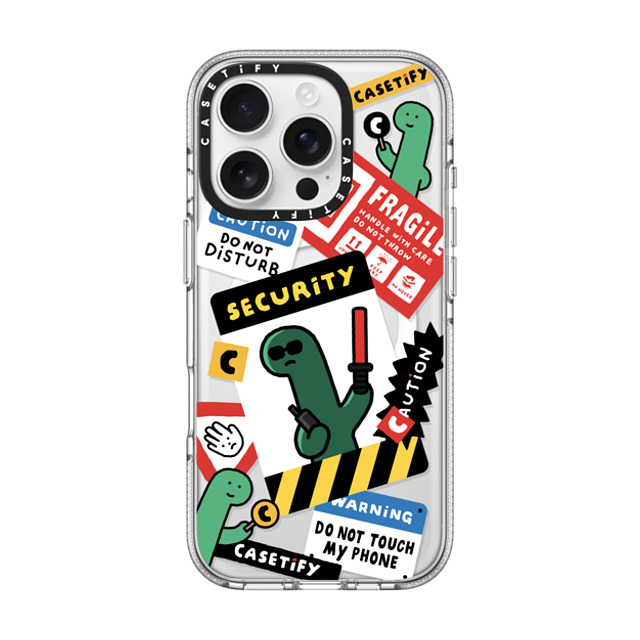 JOGUMAN x CASETiFY iPhone 16 Pro ケース クリア クリア ケース MagSafe対応 Do not disturb