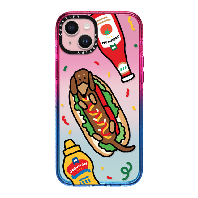 JOGUMAN x CASETiFY iPhone 15 Plus Case Dog,Animal Cotton Candy Impact Case Woody the Hotdog Back to School JOGUMAN x CASETiFY iPhone 15 Plus Case Dog,Animal Cotton Candy Impact Case Woody the Hotdog Back to School