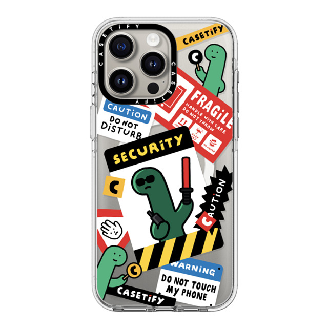 JOGUMAN x CASETiFY iPhone 15 Pro Max ケース クリア クリア ケース MagSafe対応 Do not disturb