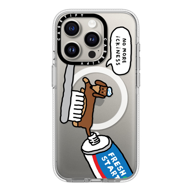 JOGUMAN x CASETiFY iPhone 15 Pro ケース クリア クリア ケース MagSafe対応 Fresh start, Woody