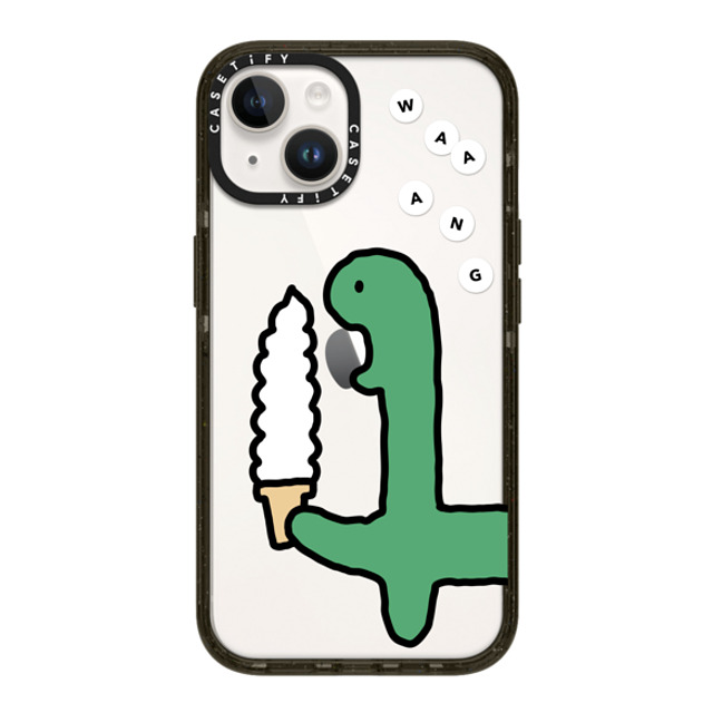 JOGUMAN x CASETiFY iPhone 14 ケース ブラック インパクトケース Soft Serve Brachio