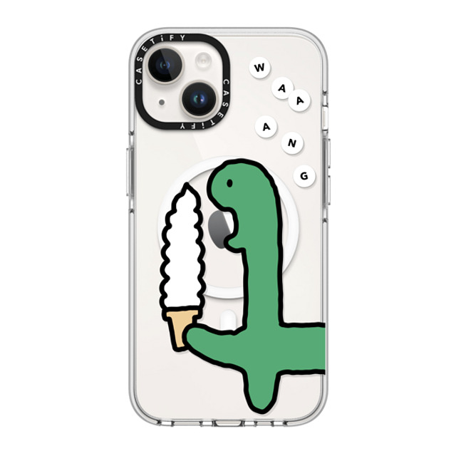 JOGUMAN x CASETiFY iPhone 14 ケース クリア クリア ケース MagSafe対応 Soft Serve Brachio